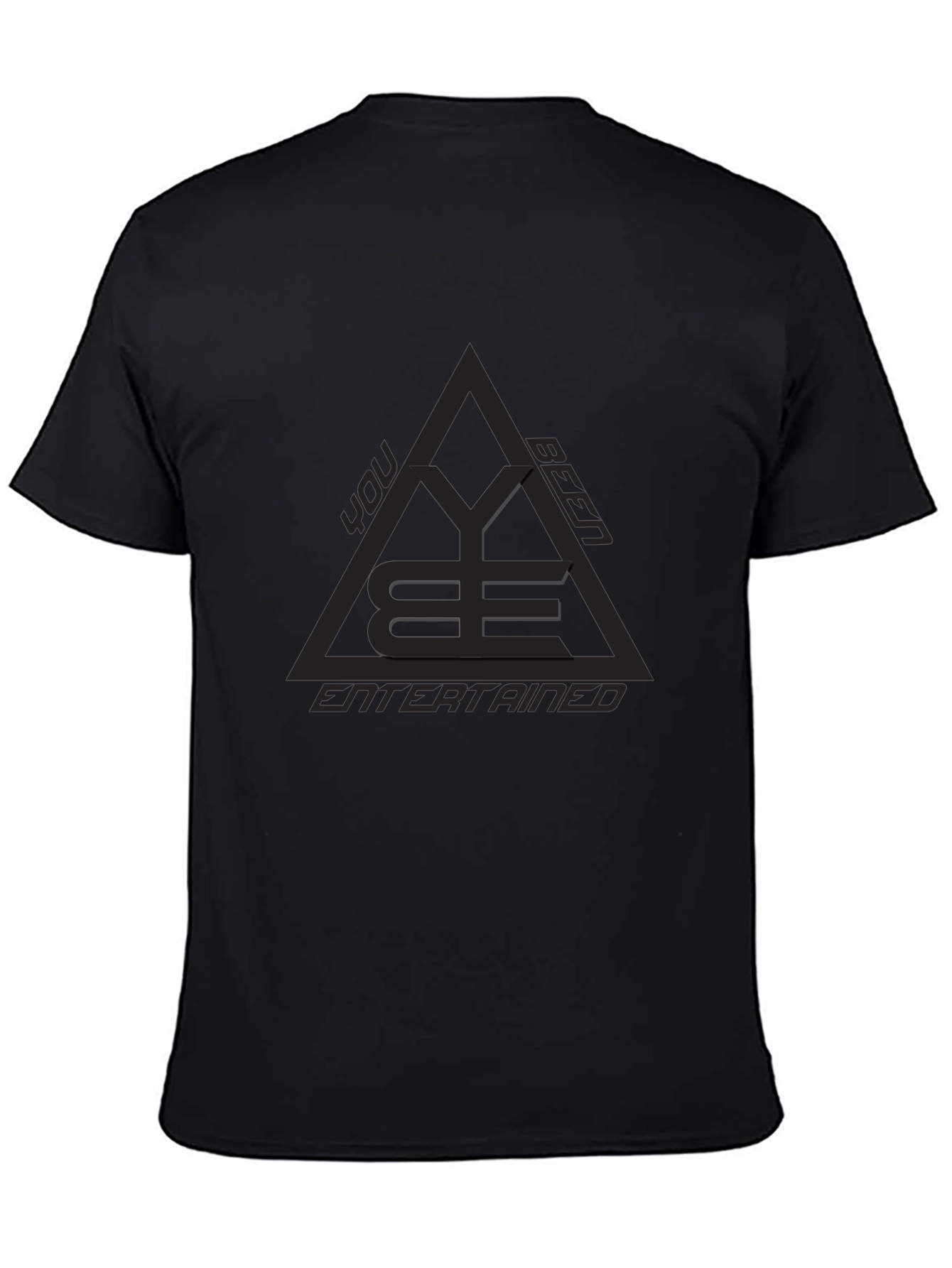 YBE You Been Entertained Black Graphic Tee