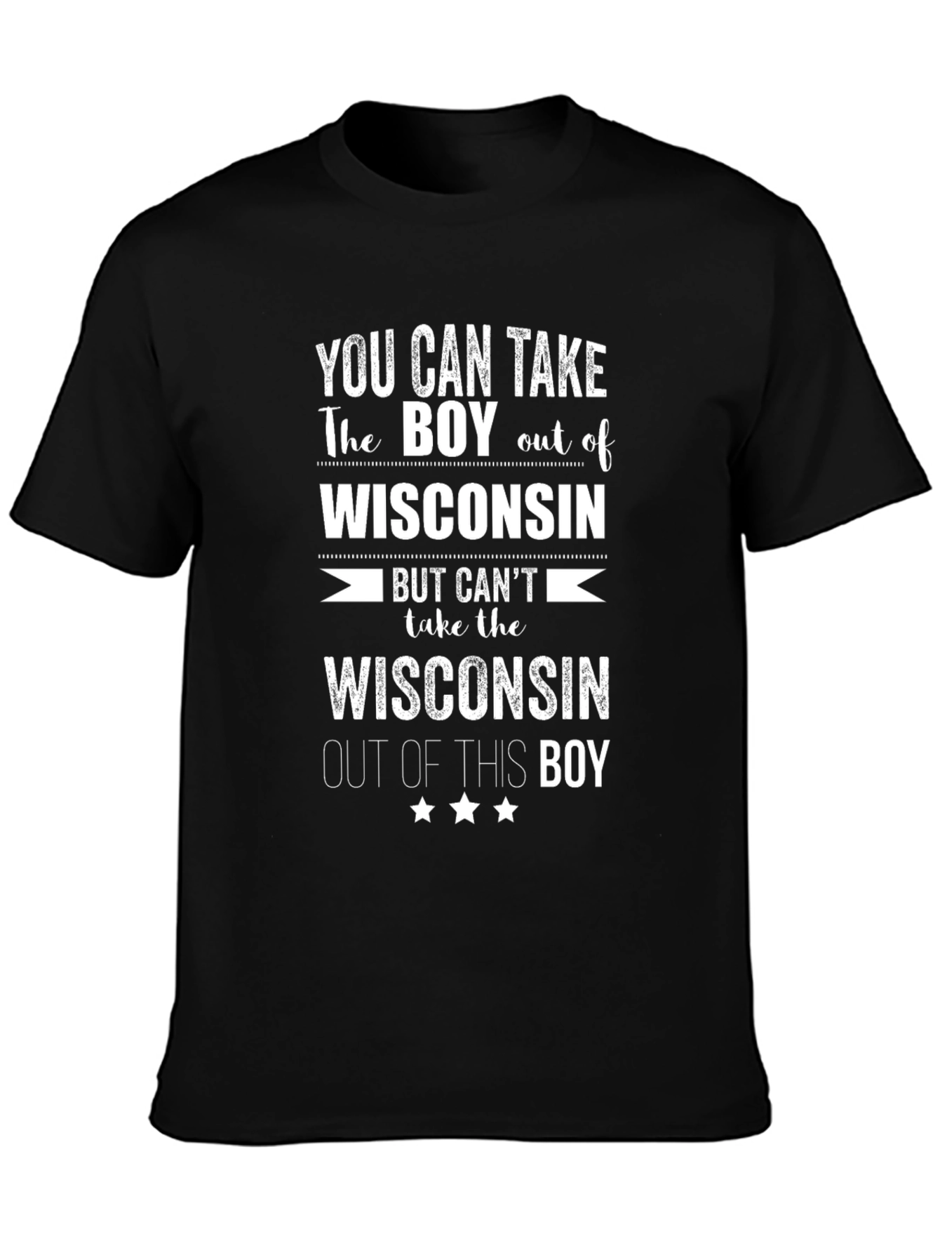 Wisconsin Boy T-Shirt - State Pride Graphic Tee