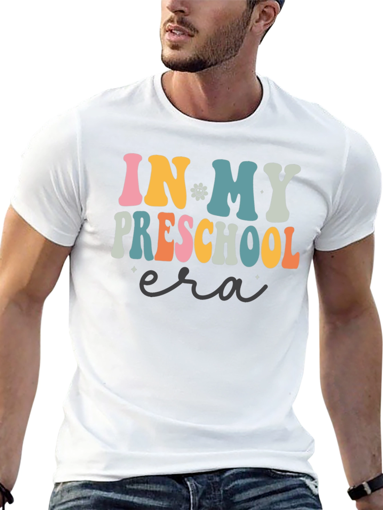 Retro In My Preschool Era Black T-Shirt