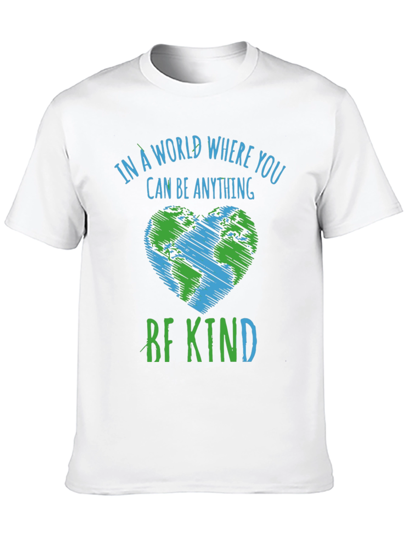 Be Kind World Heart Graphic Tee