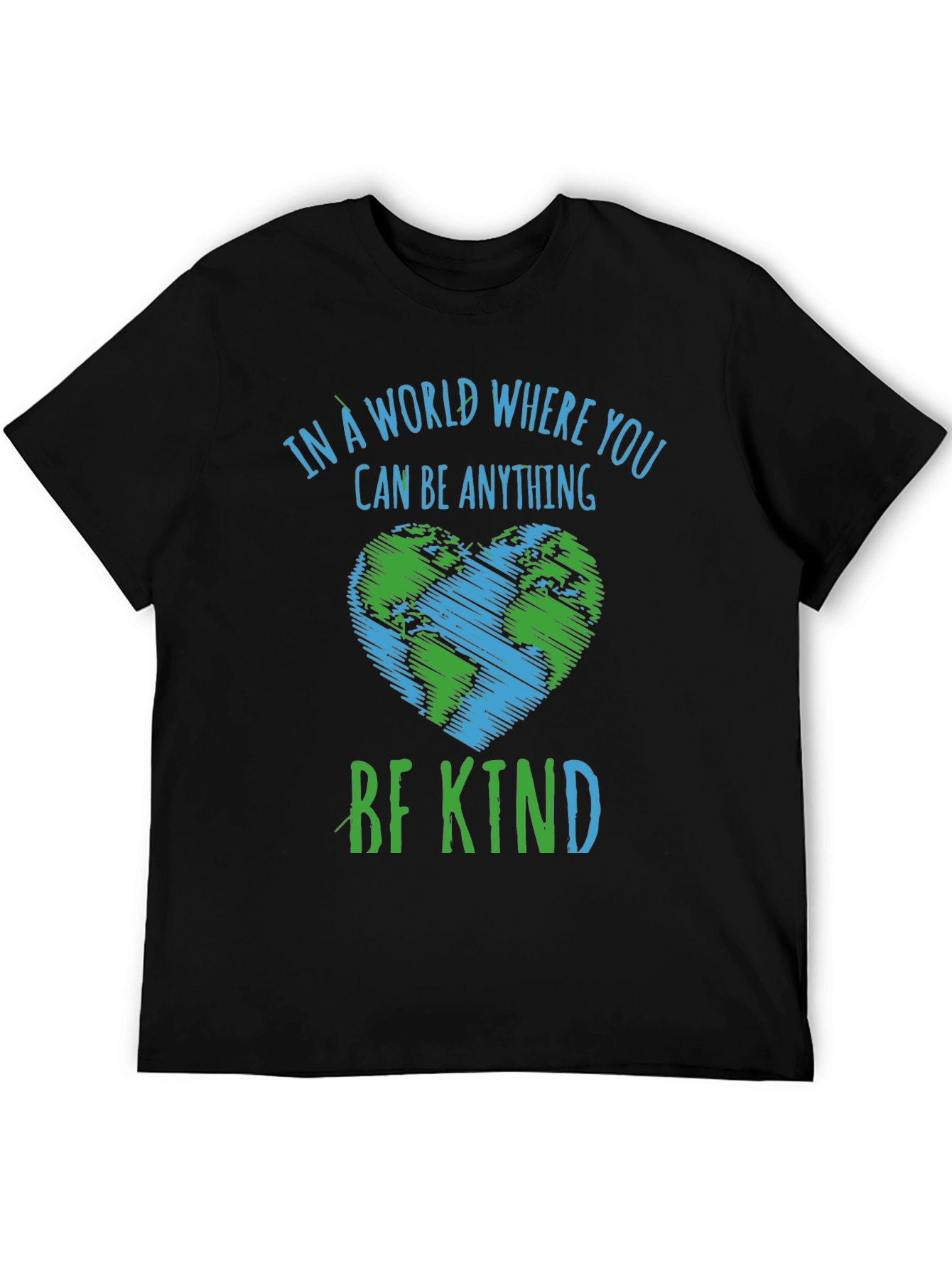 Be Kind World Heart Graphic Tee