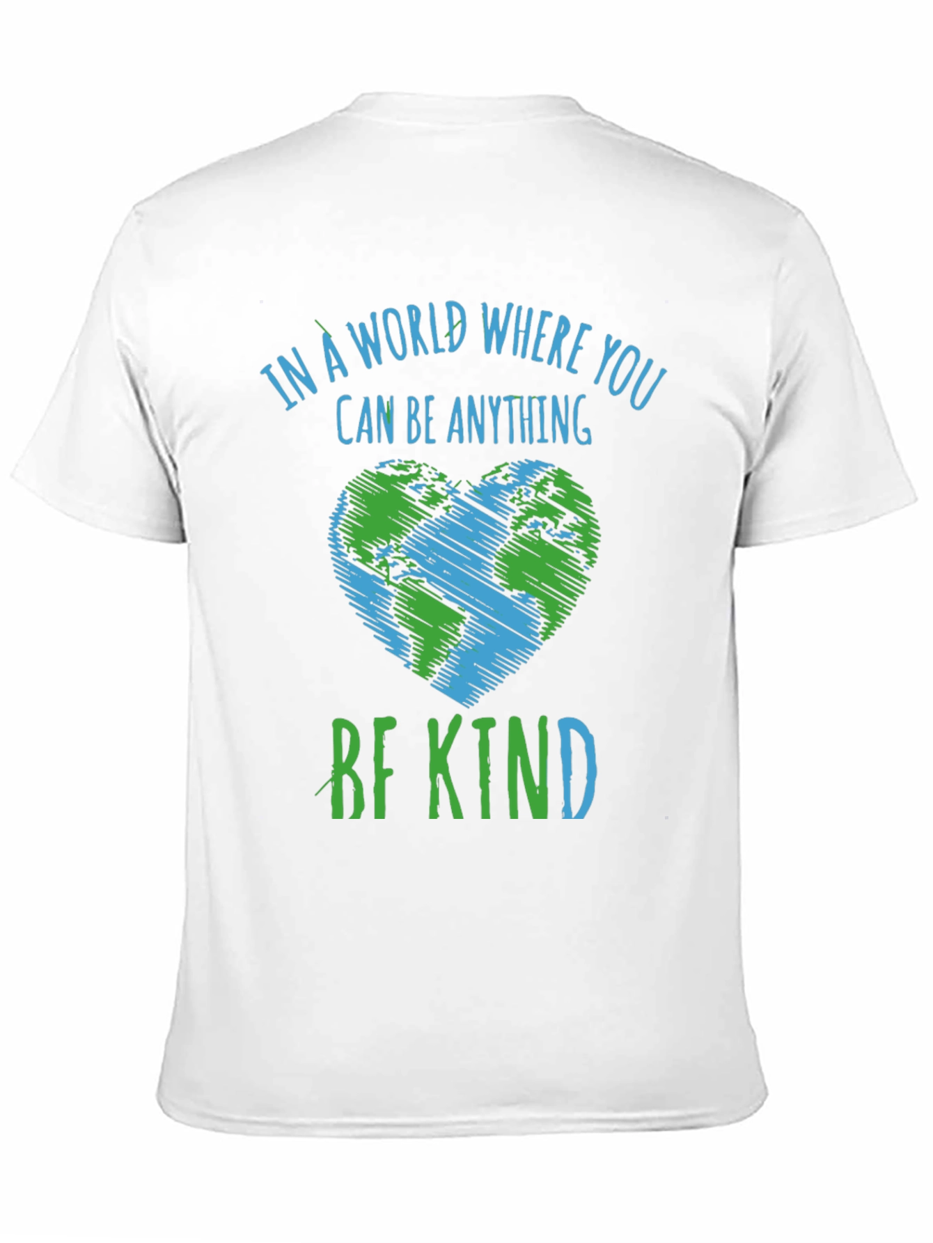 Be Kind World Heart Graphic Tee