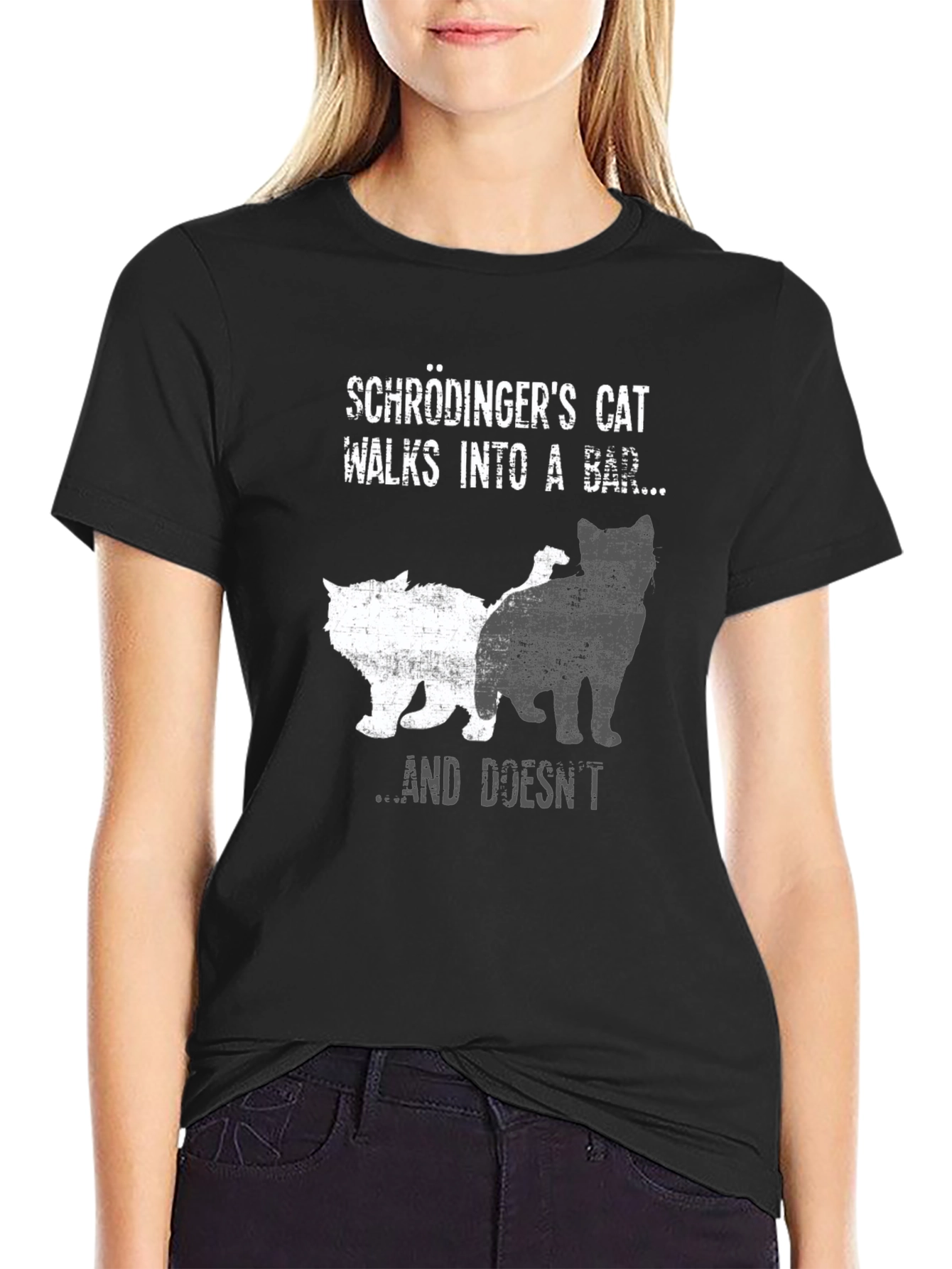 Schrödingers Cat Novelty T-Shirt