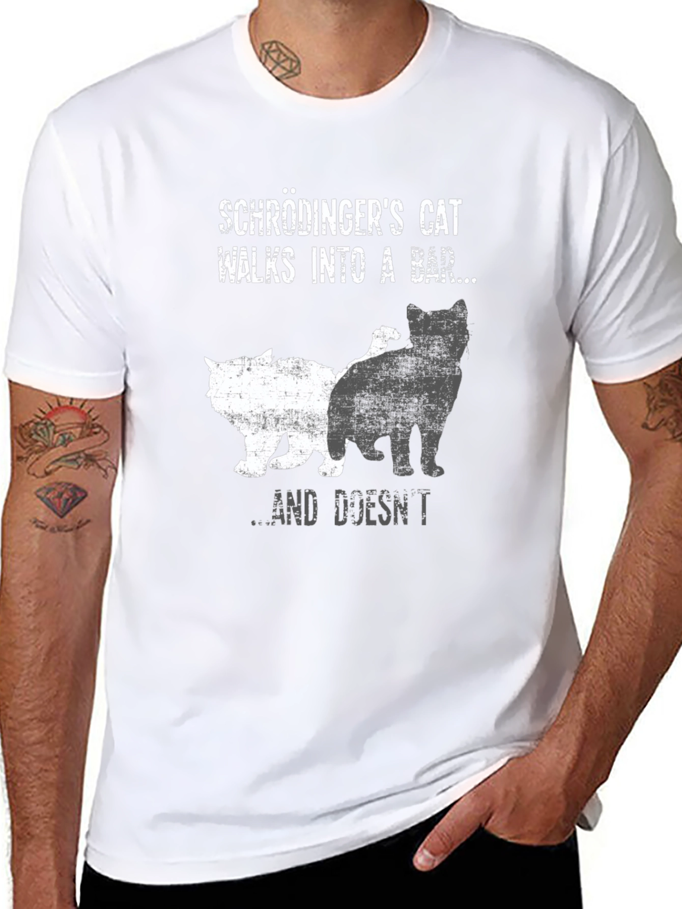 Schrödingers Cat Novelty T-Shirt