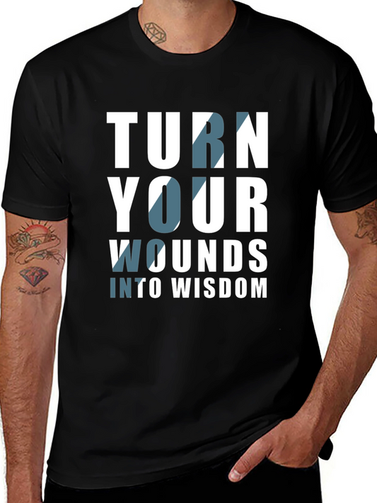 Turn Your Wounds Into Wisdom Graphic Tee