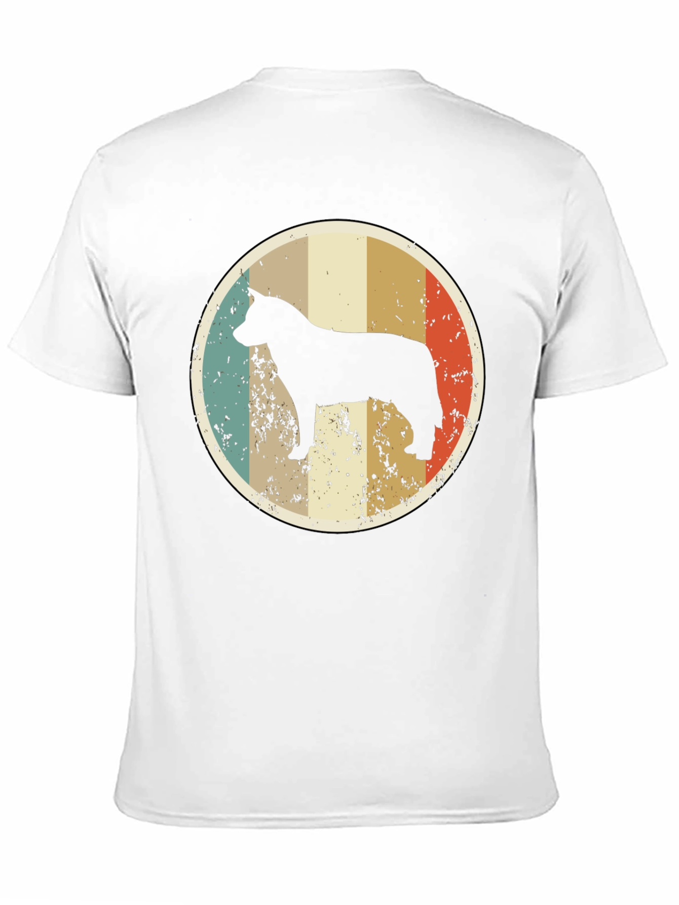 Retro Dog Silhouette T-Shirt