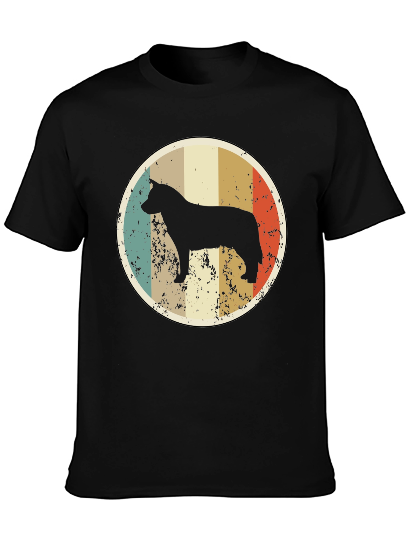 Retro Dog Silhouette T-Shirt