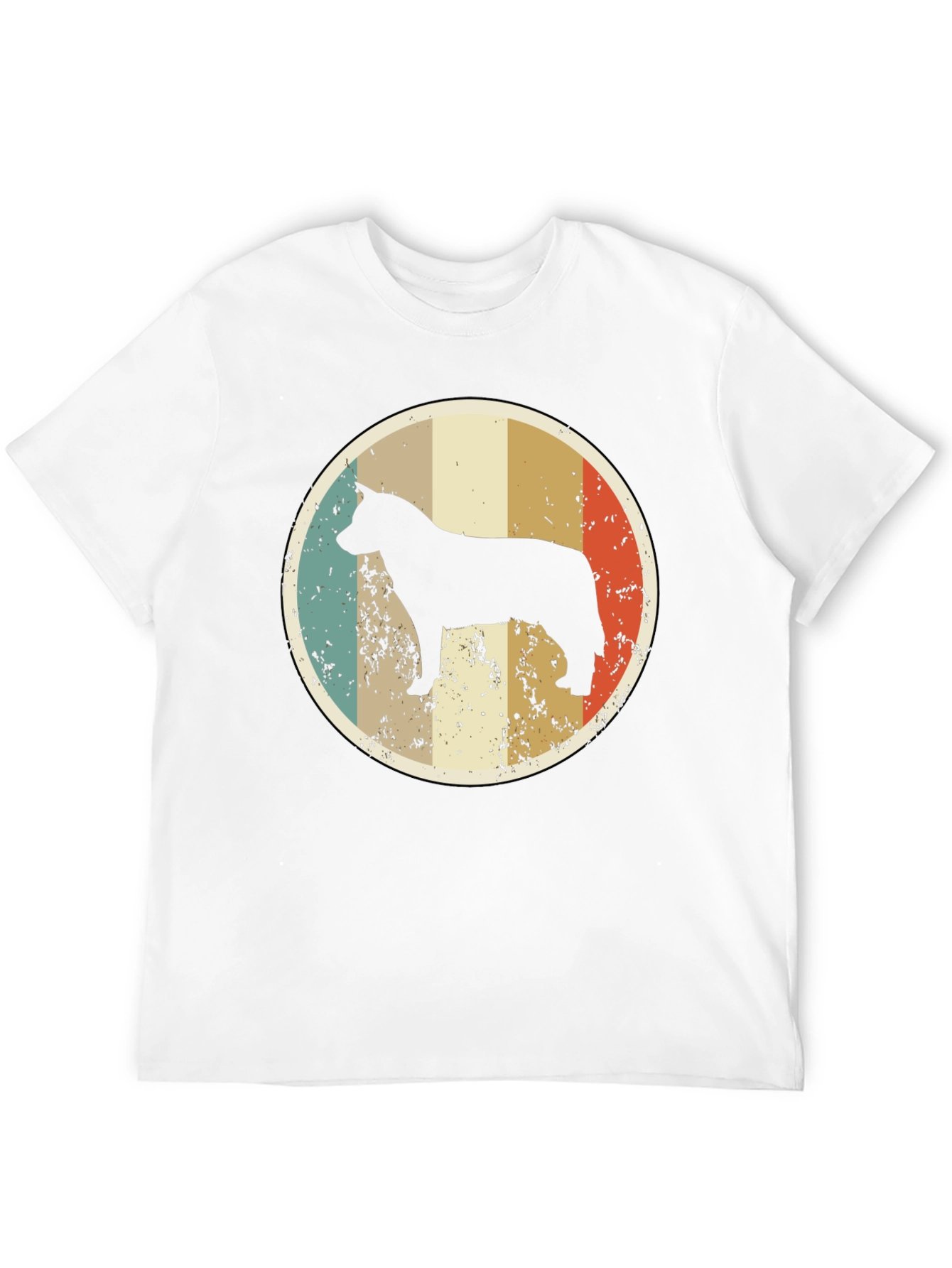 Retro Dog Silhouette T-Shirt