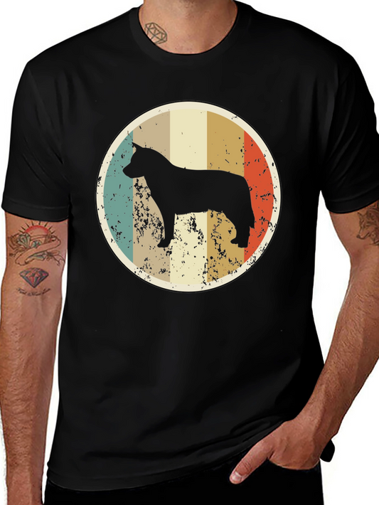 Retro Dog Silhouette T-Shirt