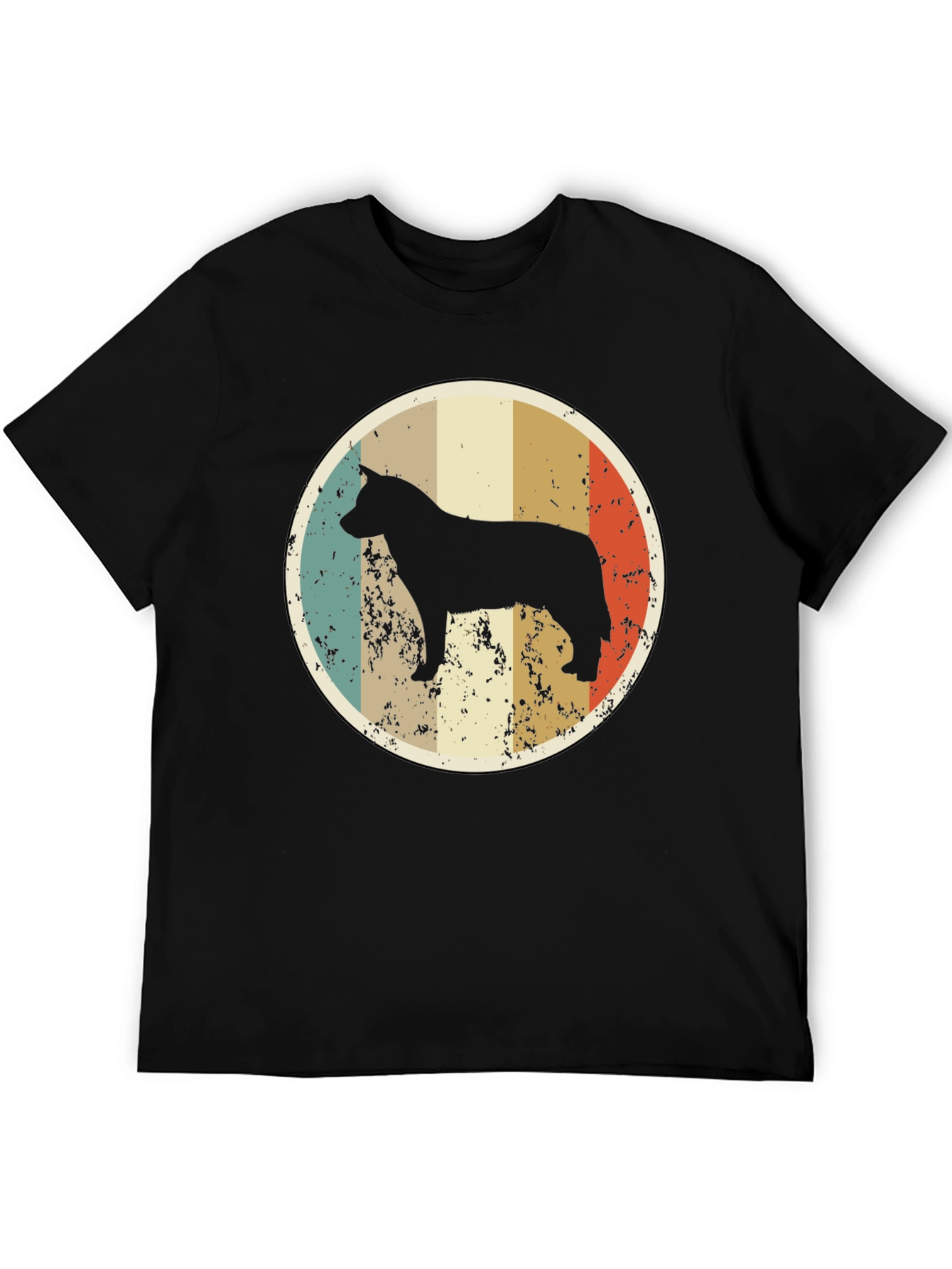 Retro Dog Silhouette T-Shirt