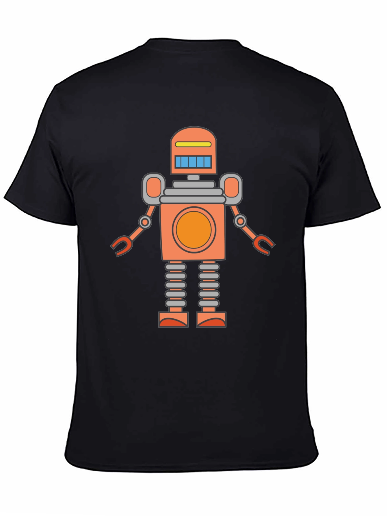 Retro Robot Graphic Tee - Cool Sci-Fi T-Shirt