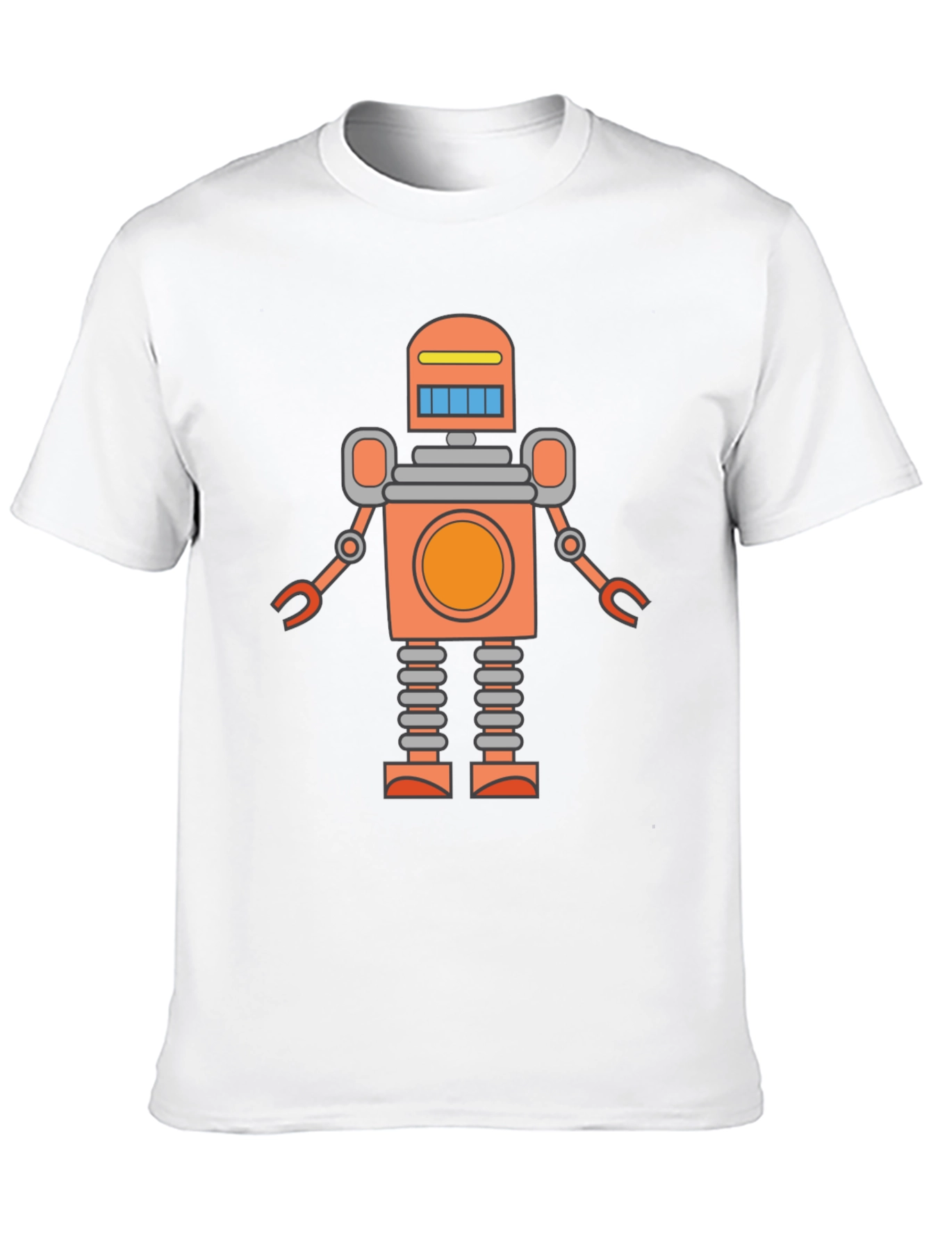 Retro Robot Graphic Tee - Cool Sci-Fi T-Shirt