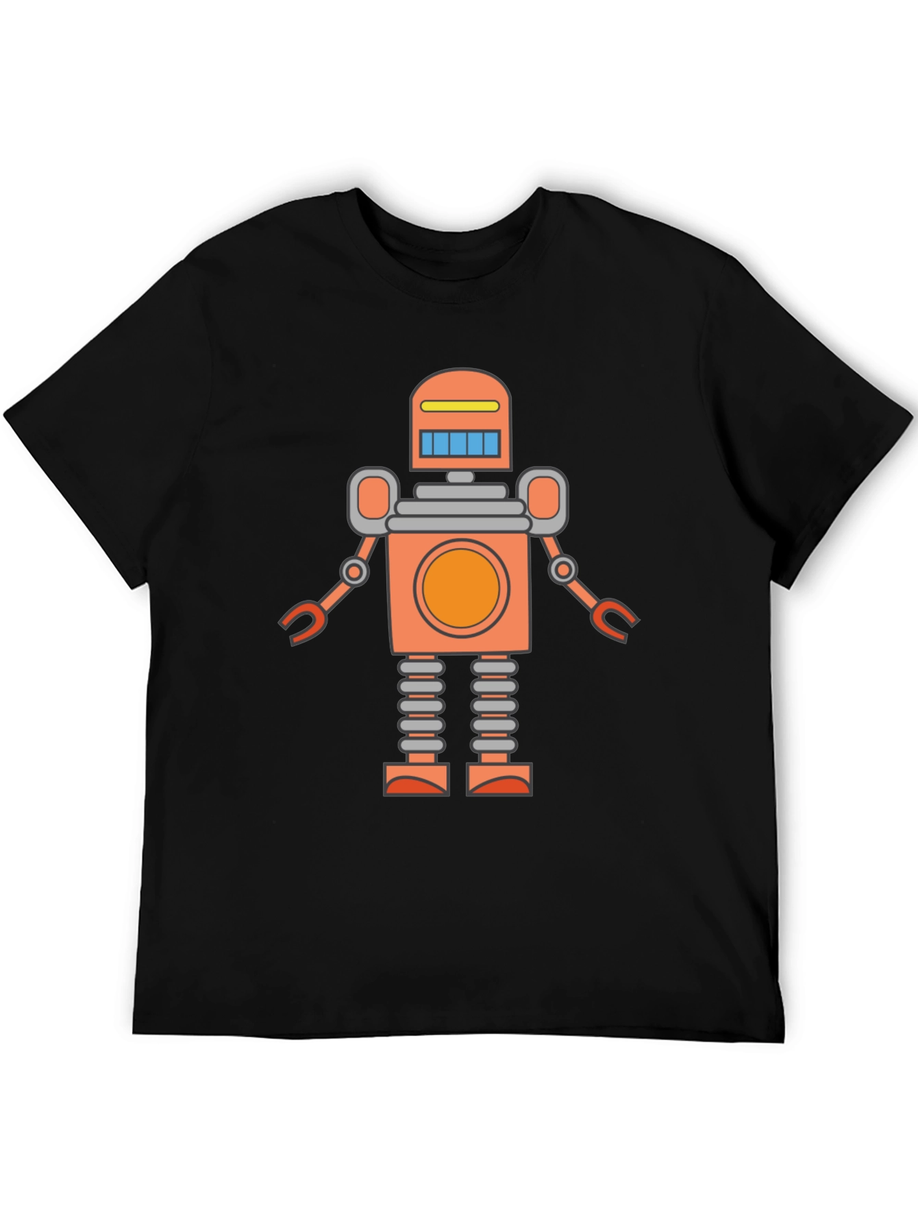 Retro Robot Graphic Tee - Cool Sci-Fi T-Shirt