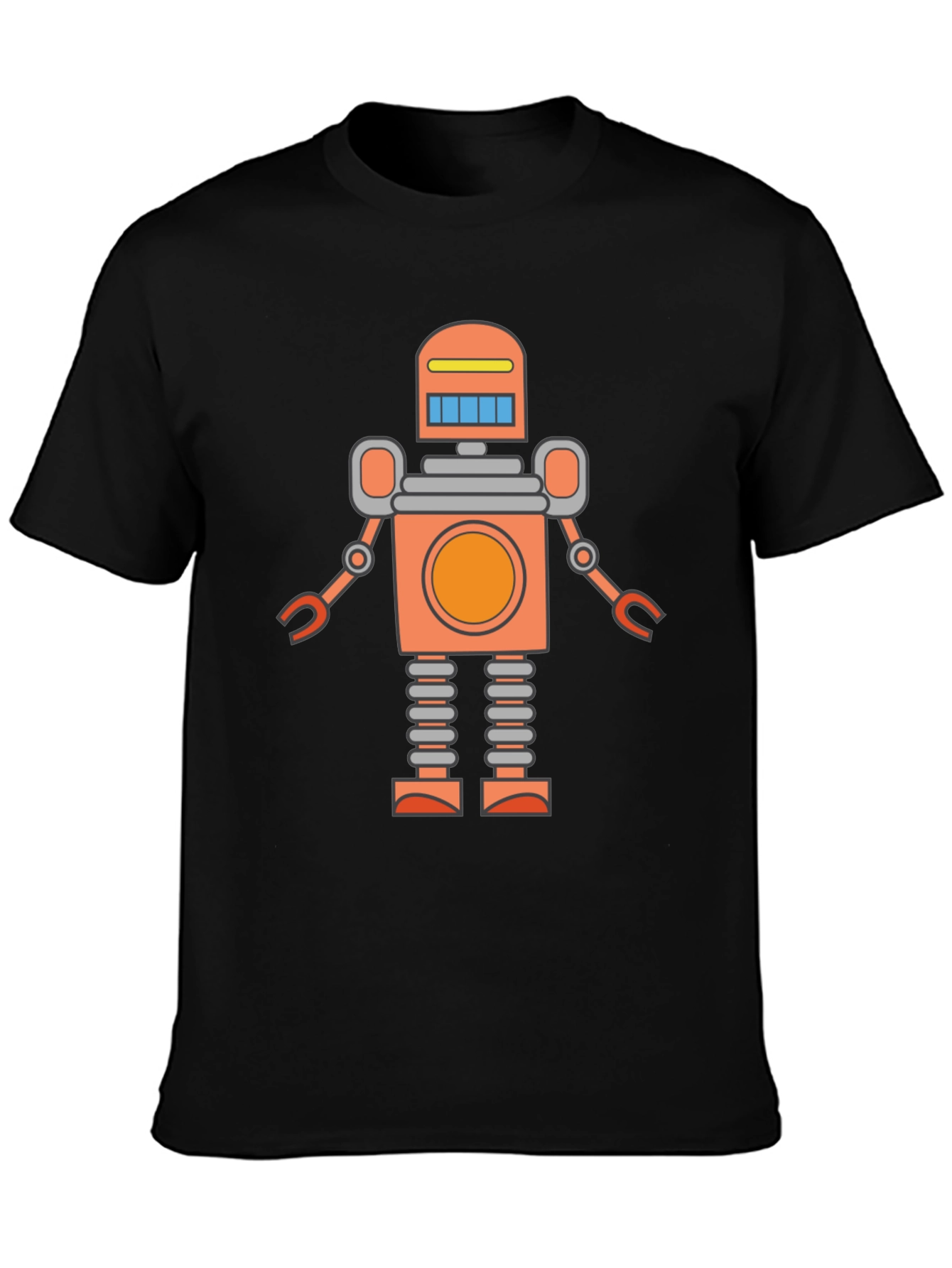 Retro Robot Graphic Tee - Cool Sci-Fi T-Shirt