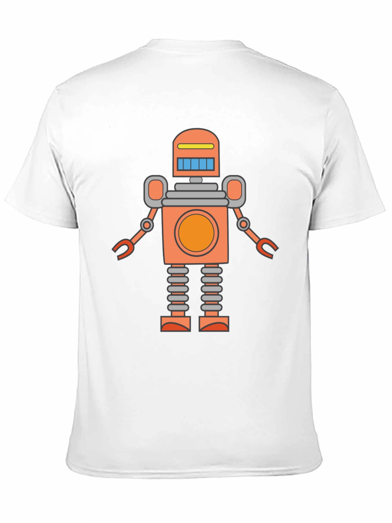 Retro Robot Graphic Tee - Cool Sci-Fi T-Shirt