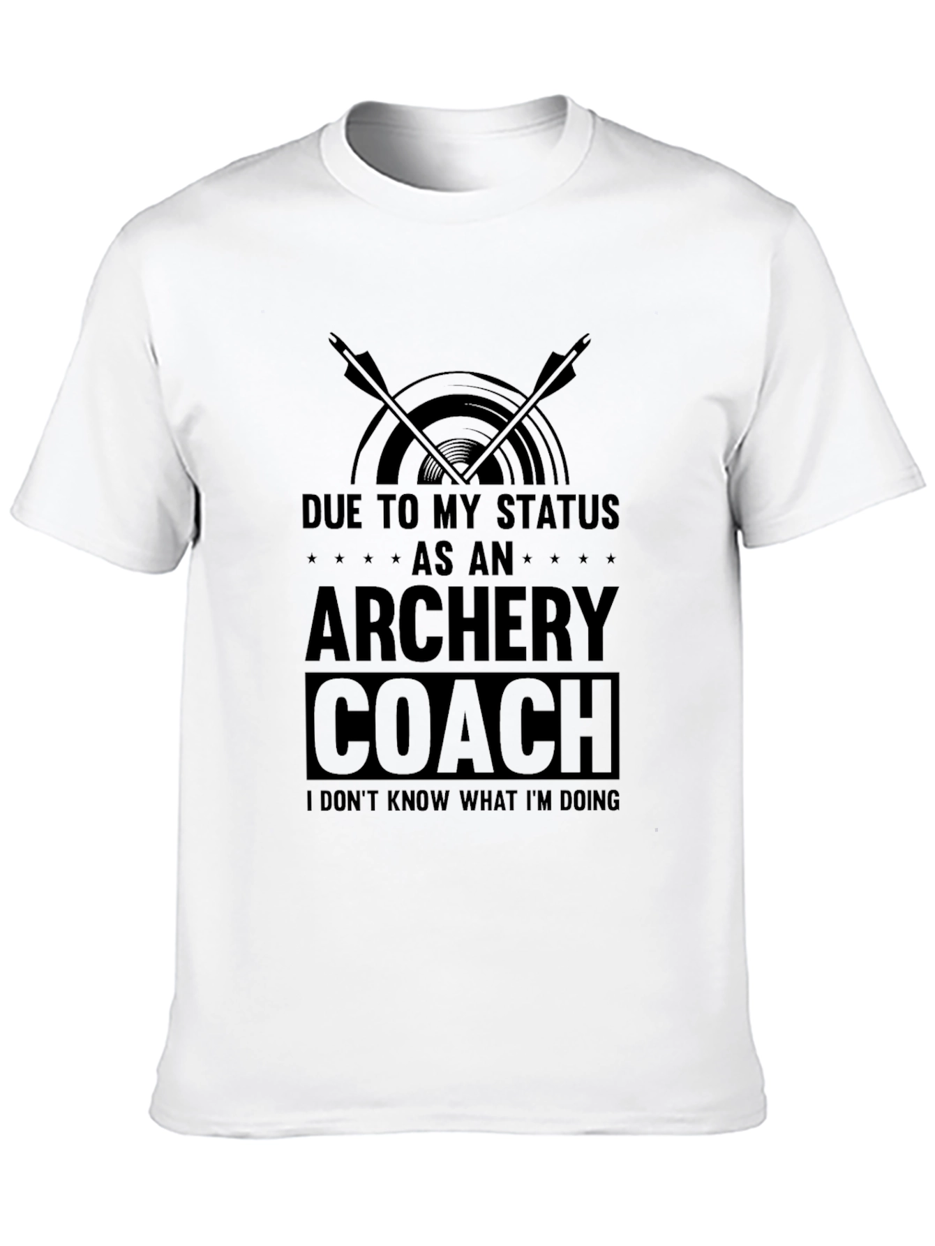 Archery Coach T-Shirt - Funny Status Tee