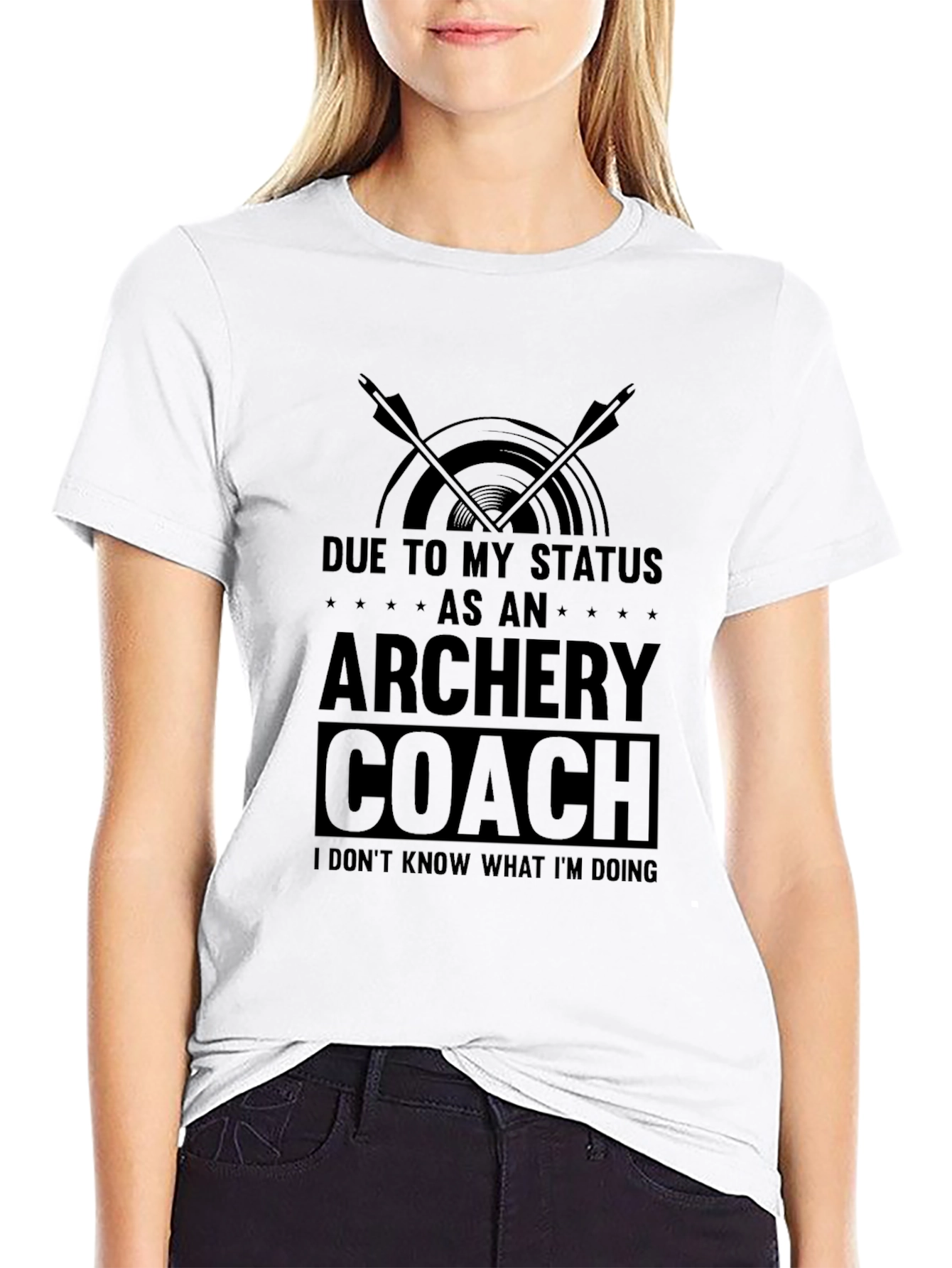 Archery Coach T-Shirt - Funny Status Tee