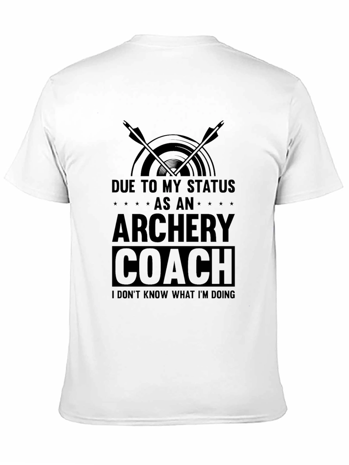 Archery Coach T-Shirt - Funny Status Tee
