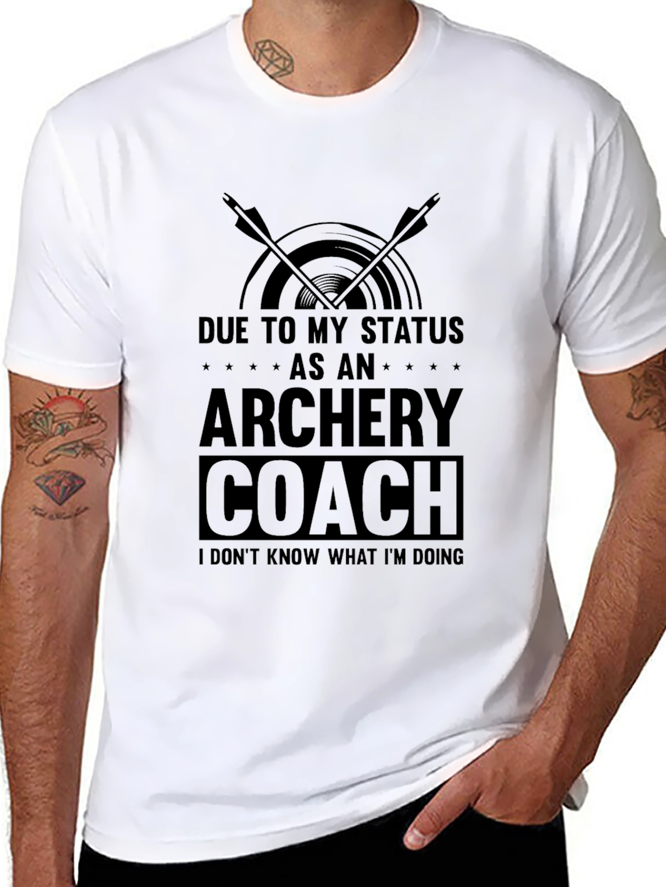 Archery Coach T-Shirt - Funny Status Tee