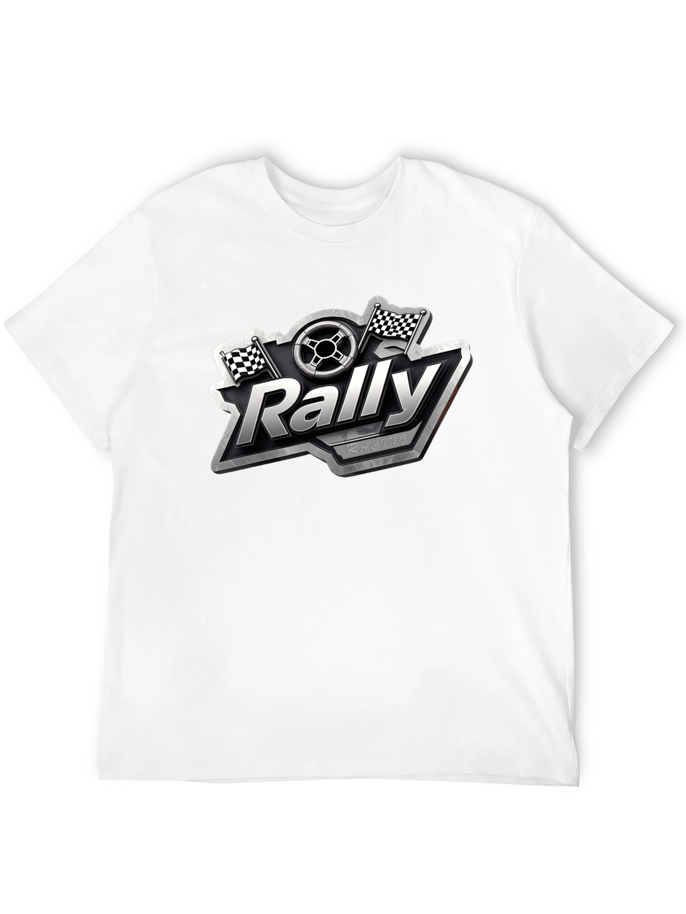 Rally Racing Graphic Tee - Black