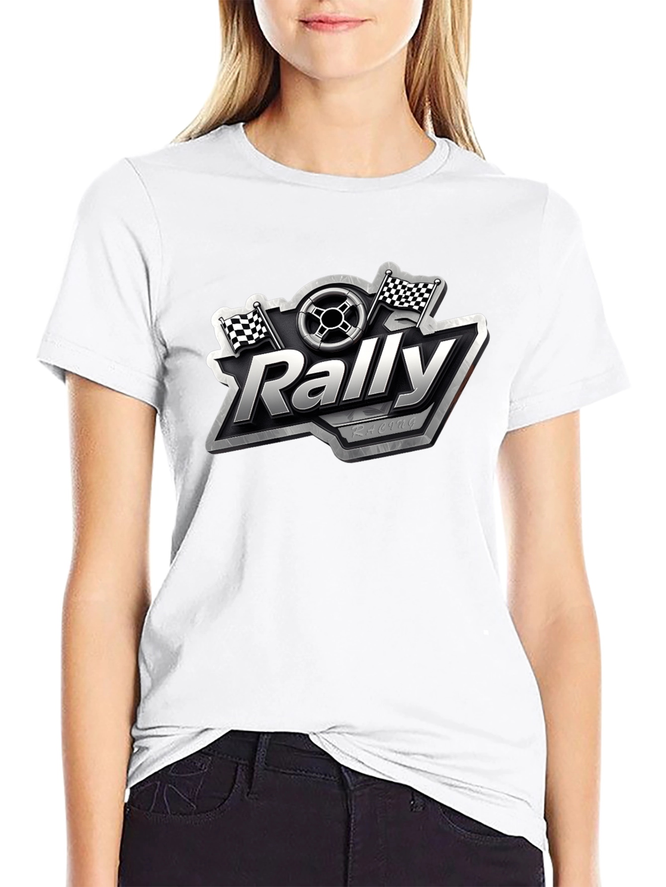 Rally Racing Graphic Tee - Black