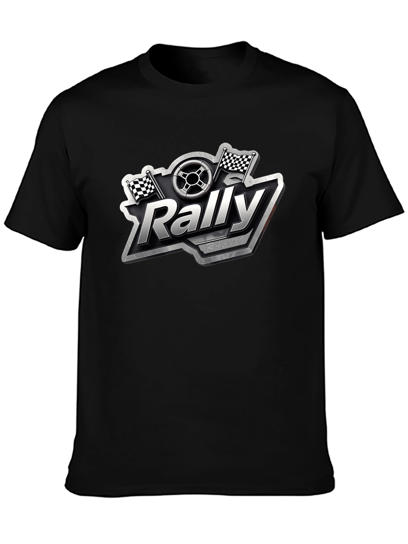 Rally Racing Graphic Tee - Black