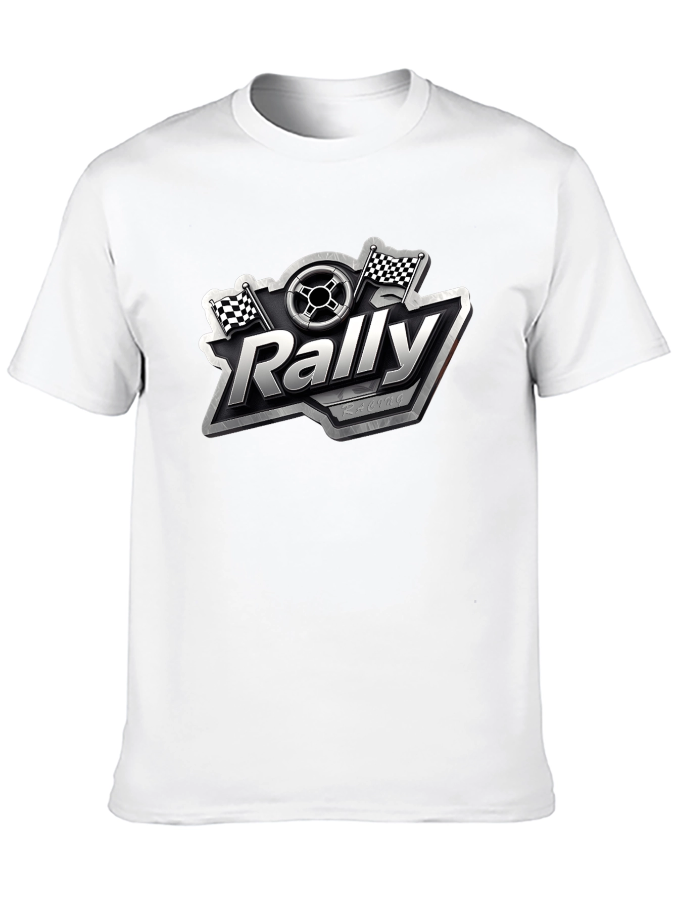 Rally Racing Graphic Tee - Black