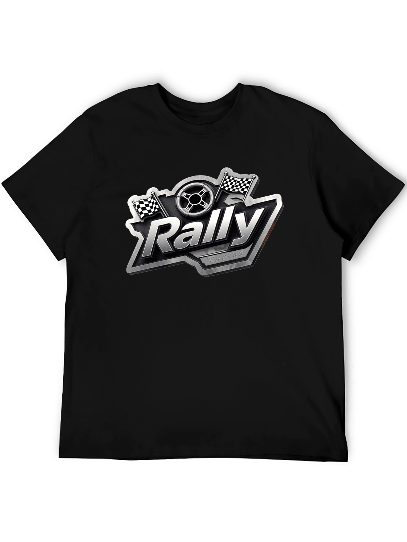 Rally Racing Graphic Tee - Black