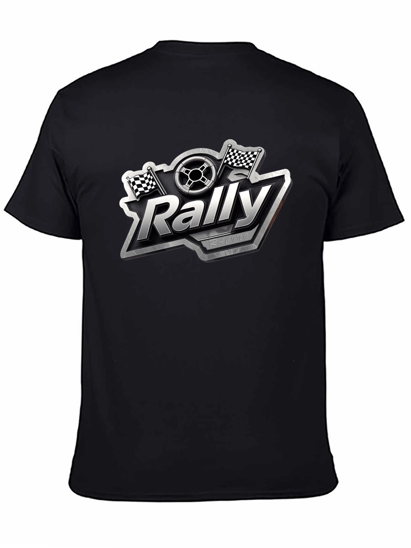 Rally Racing Graphic Tee - Black