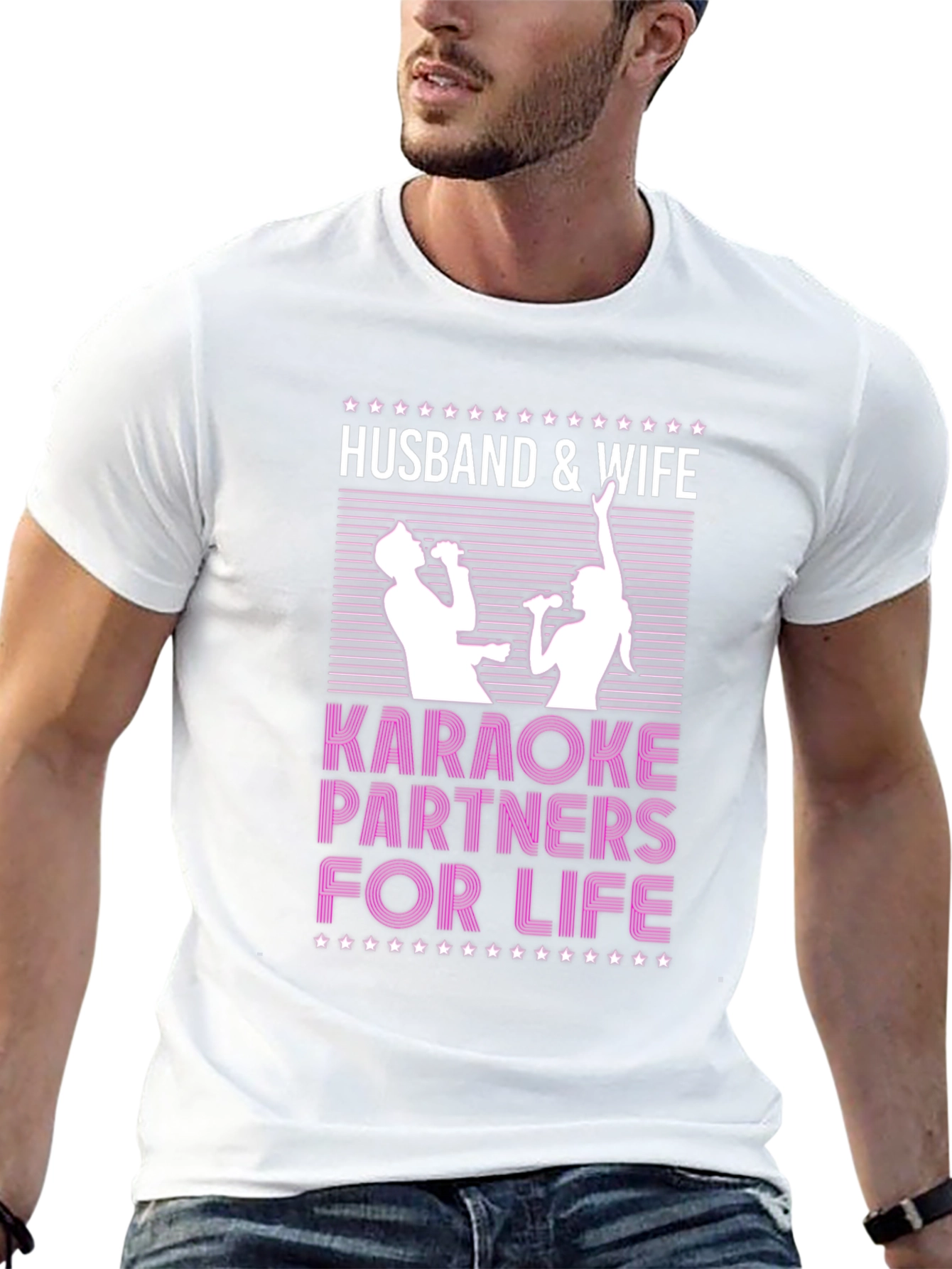 Husband & Wife Karaoke Partners T-Shirt