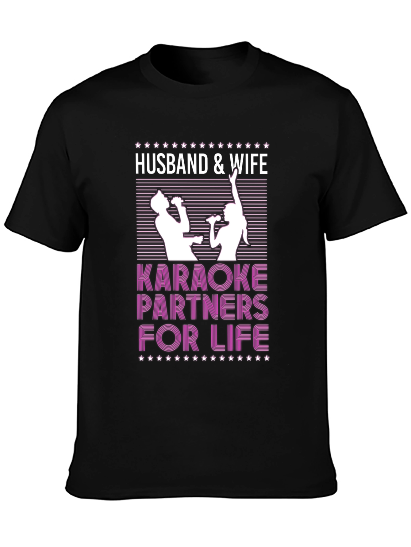 Husband & Wife Karaoke Partners T-Shirt