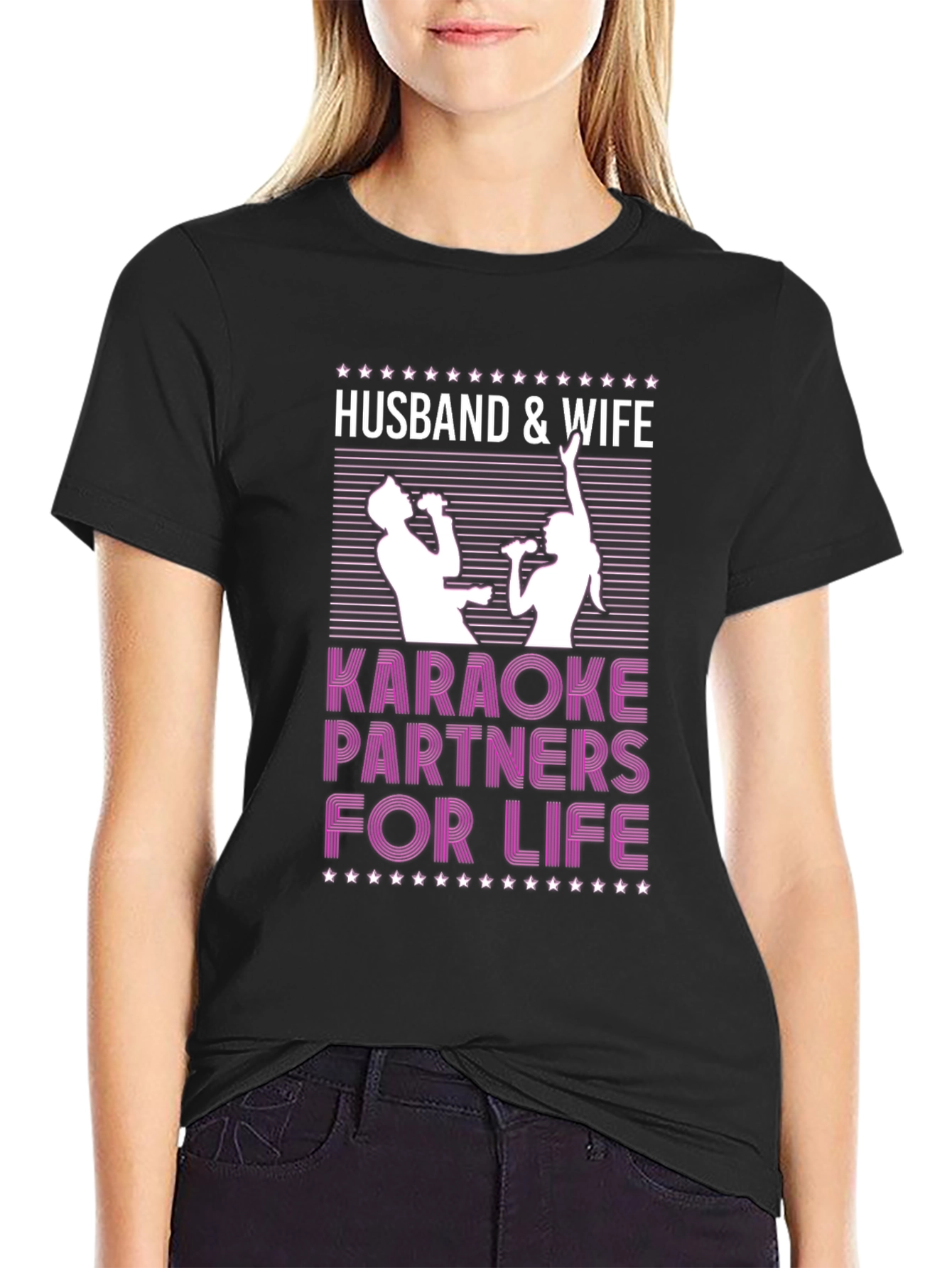 Husband & Wife Karaoke Partners T-Shirt