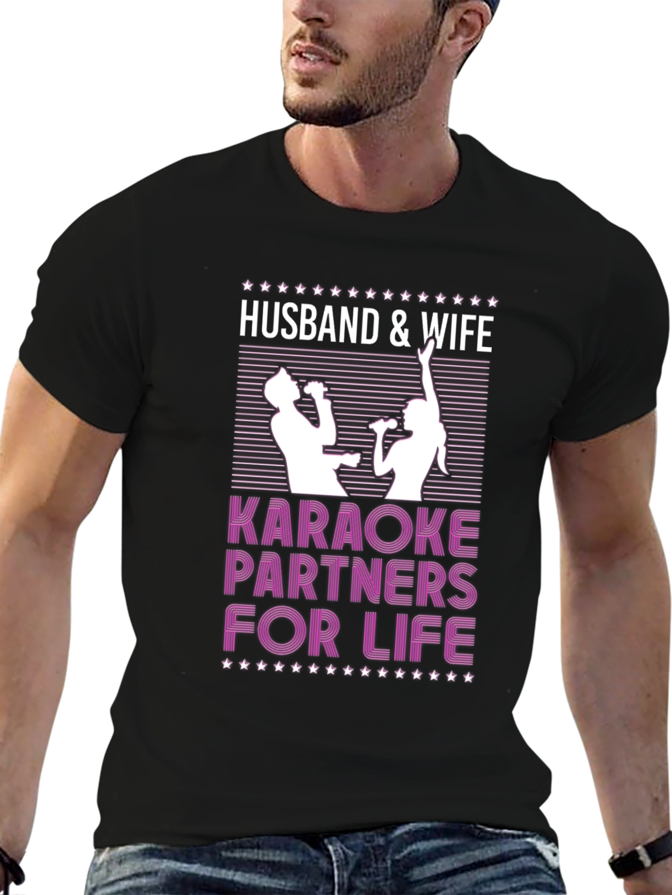 Husband & Wife Karaoke Partners T-Shirt