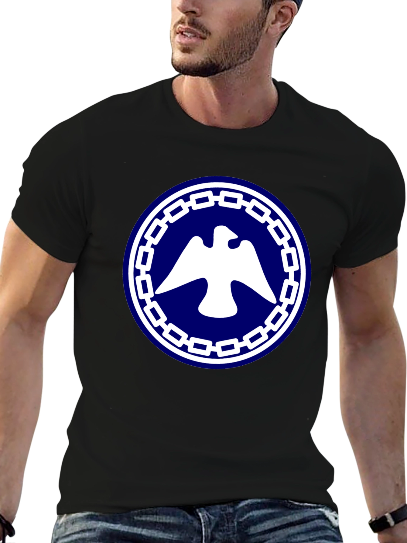 Eagle Emblem Black T-Shirt