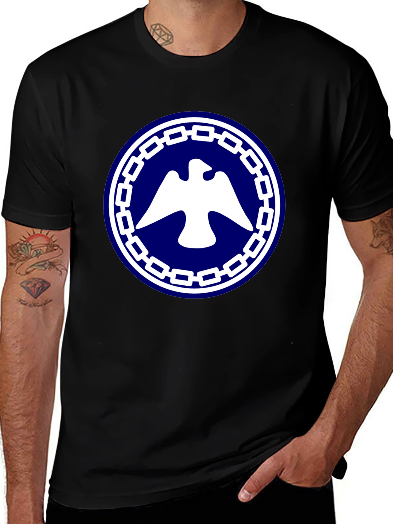 Eagle Emblem Black T-Shirt