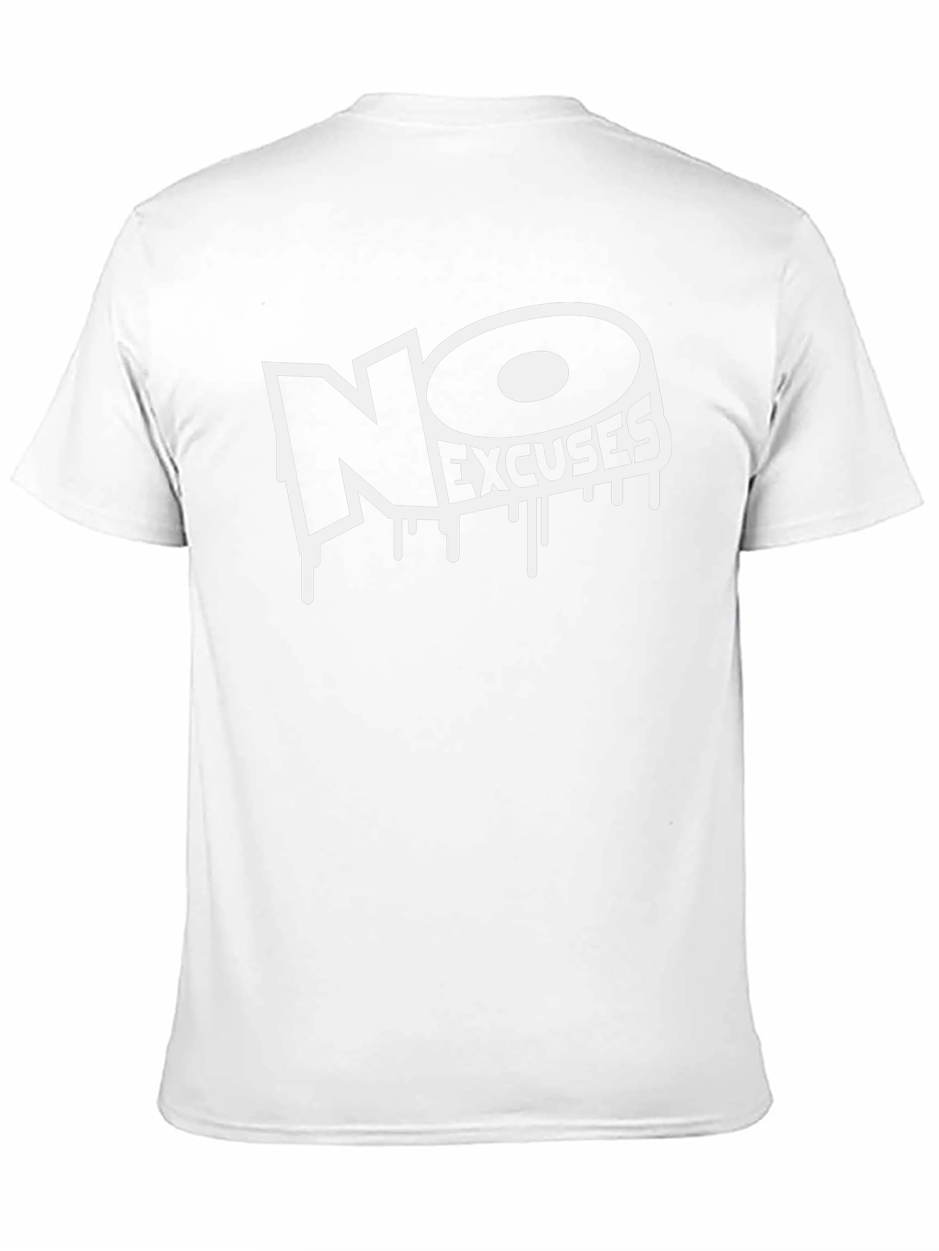 No Excuses Graphic Tee - Black