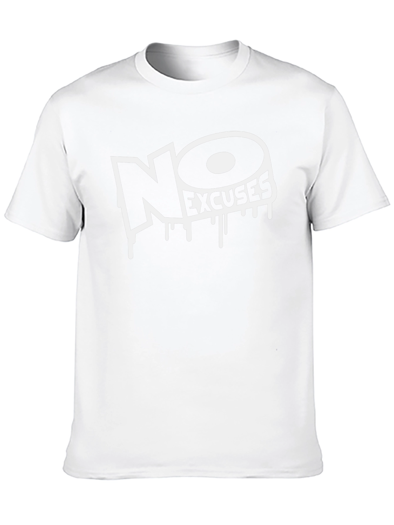 No Excuses Graphic Tee - Black