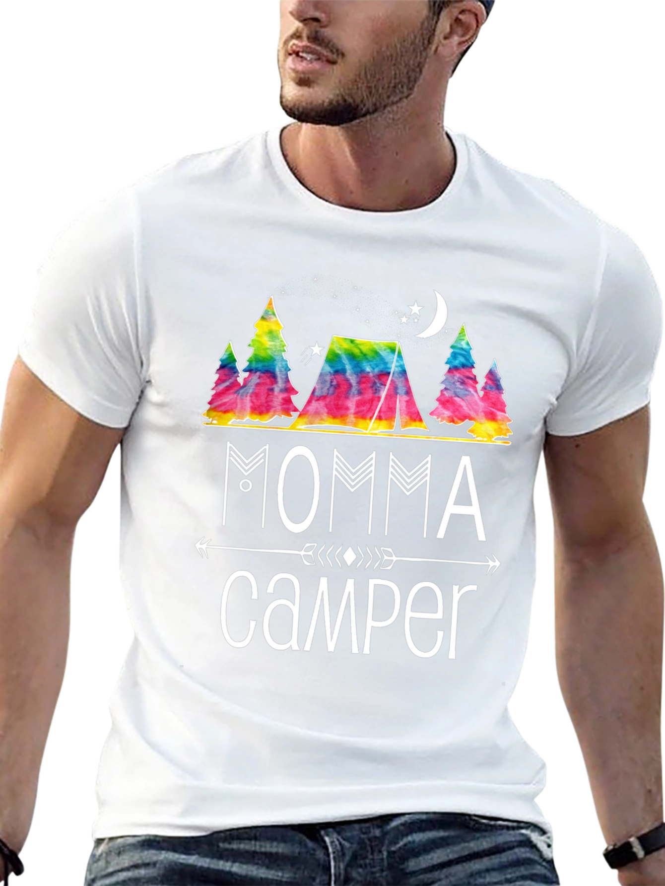 Momma Camper Graphic Tee - Camping Lover