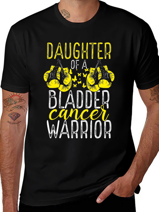Daughter Bladder Cancer Warrior Graphic T-Shirt