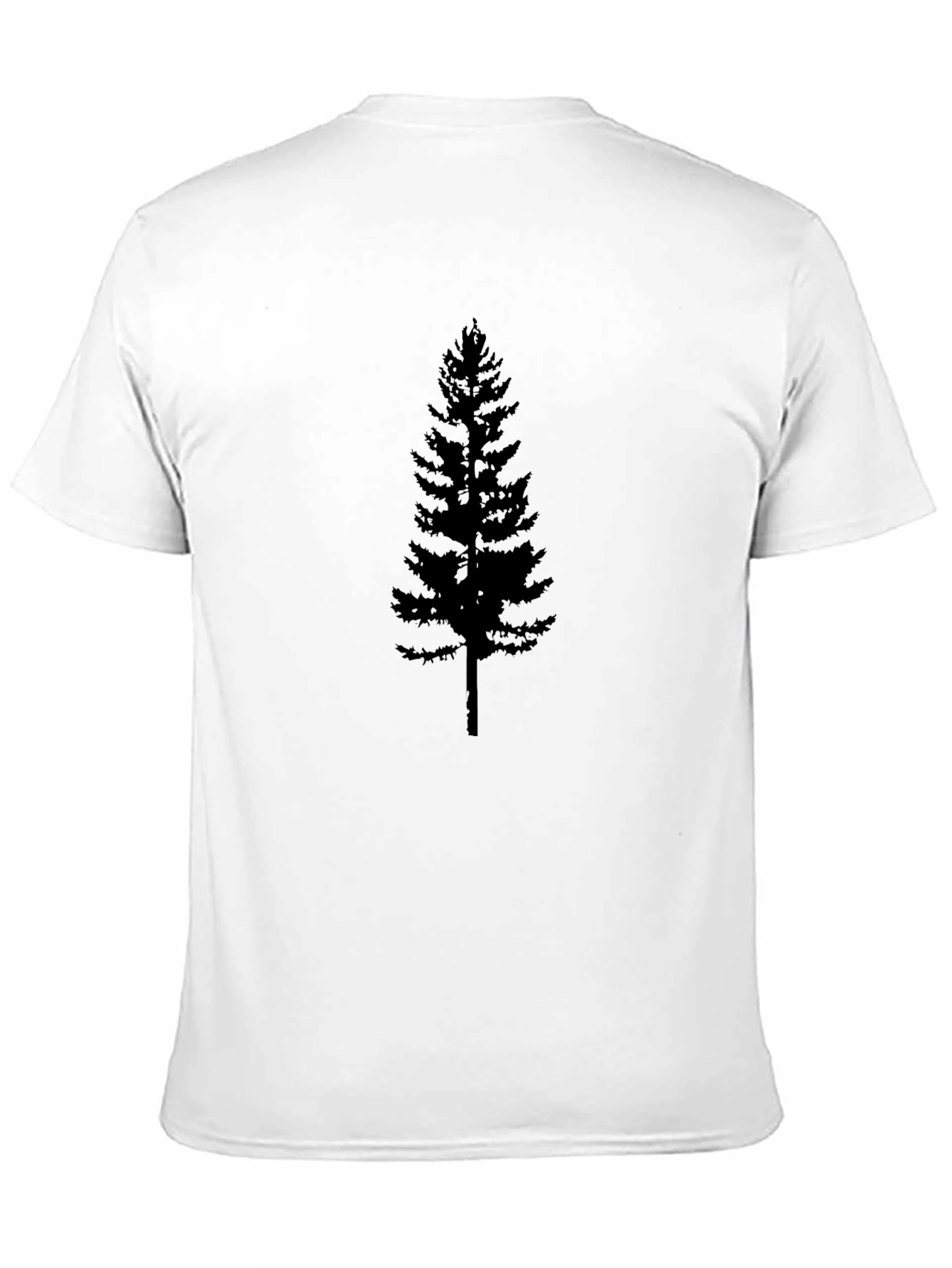 Evergreen Tree Graphic Tee - Black