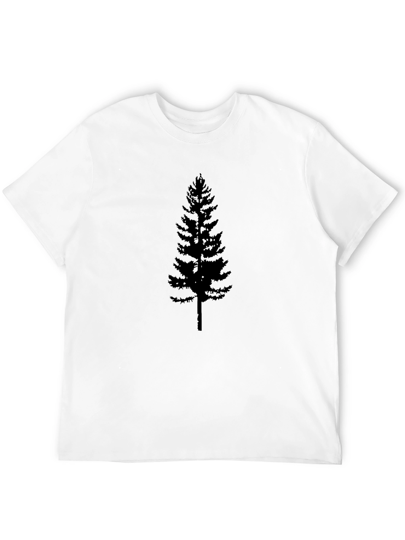 Evergreen Tree Graphic Tee - Black
