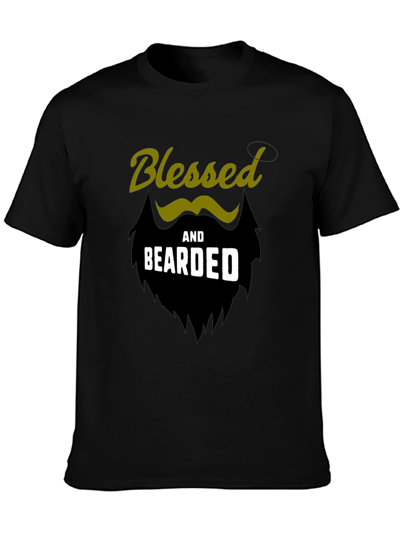 Blessed and Bearded Graphic T-Shirt
