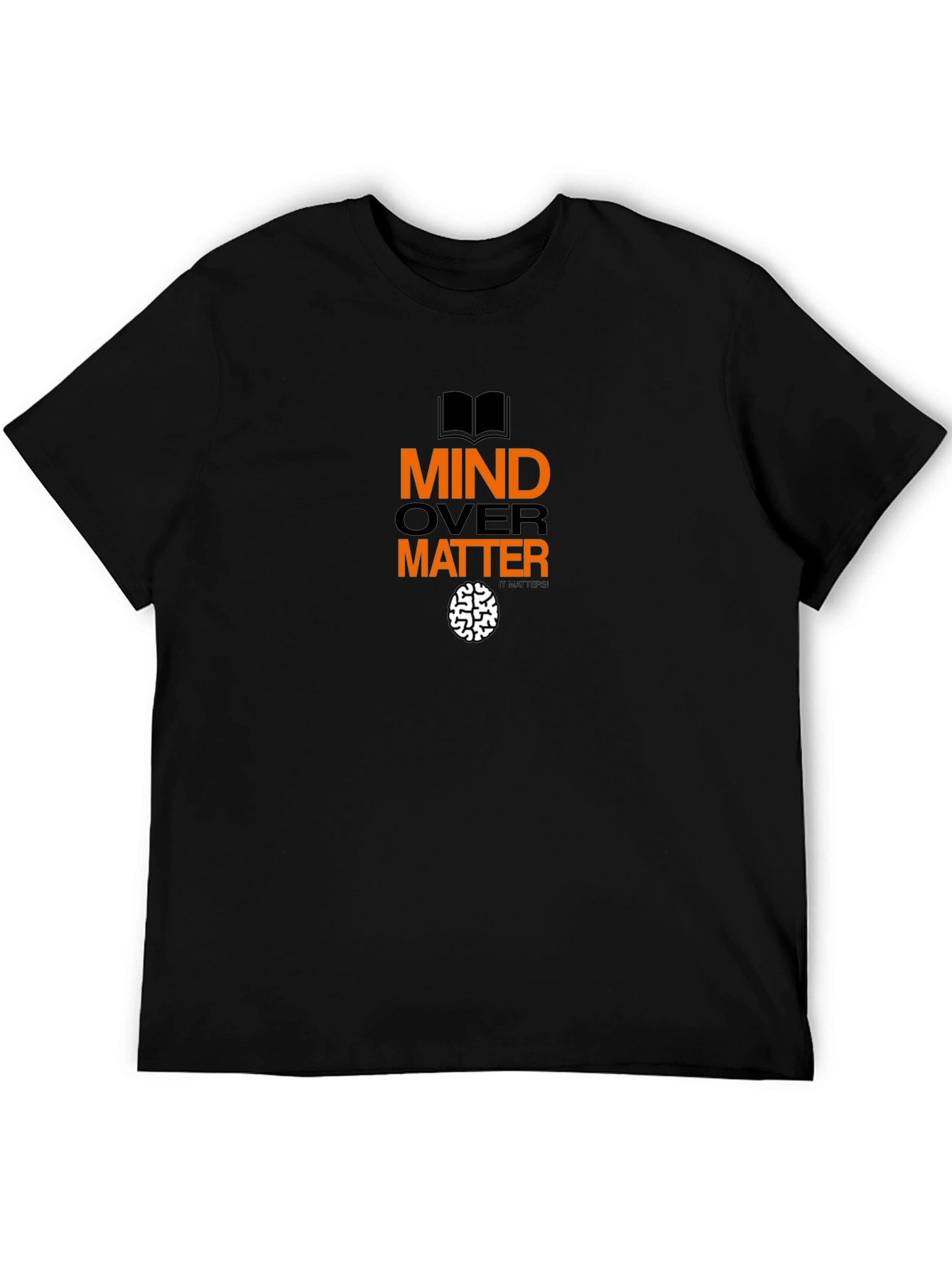 Mind Over Matter Graphic Print Crew Neck Tee