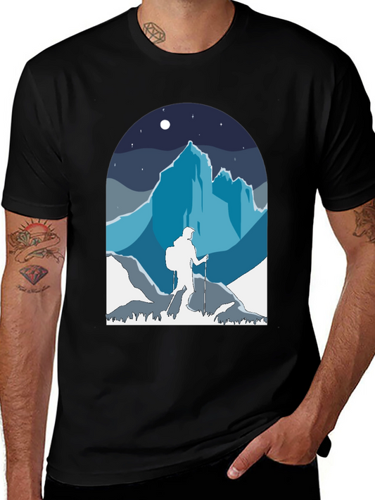 Mountain Hiker Graphic Tee - Adventure Awaits!