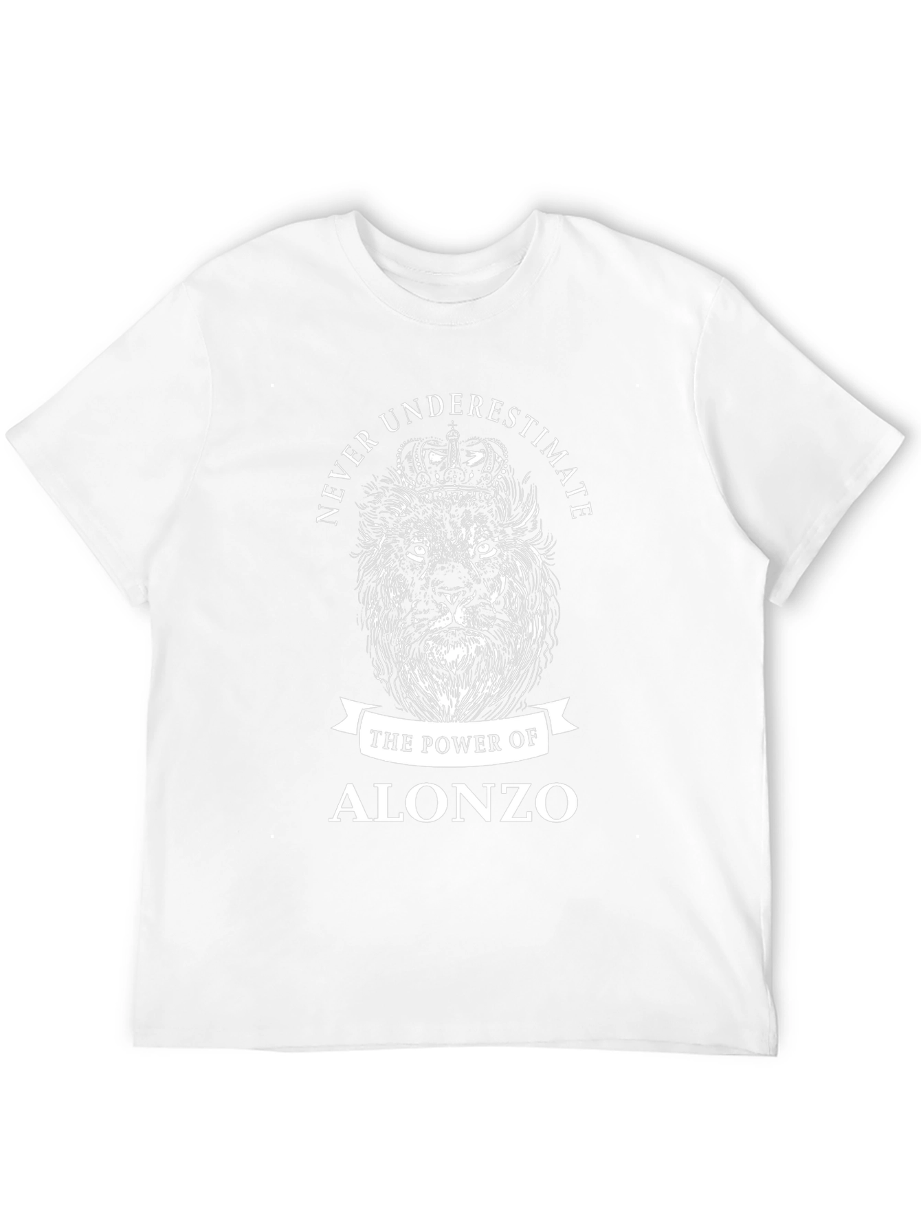 Never Underestimate Alonzo Lion Graphic T-Shirt