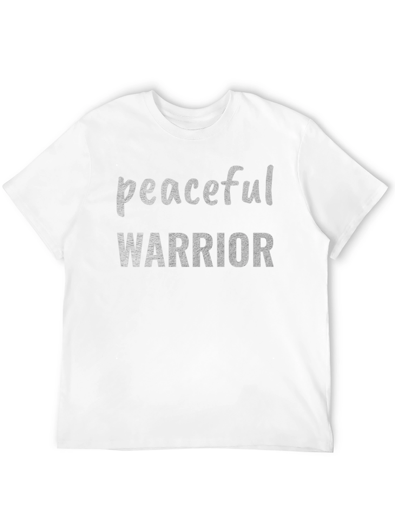 Peaceful Warrior Graphic Tee - Black