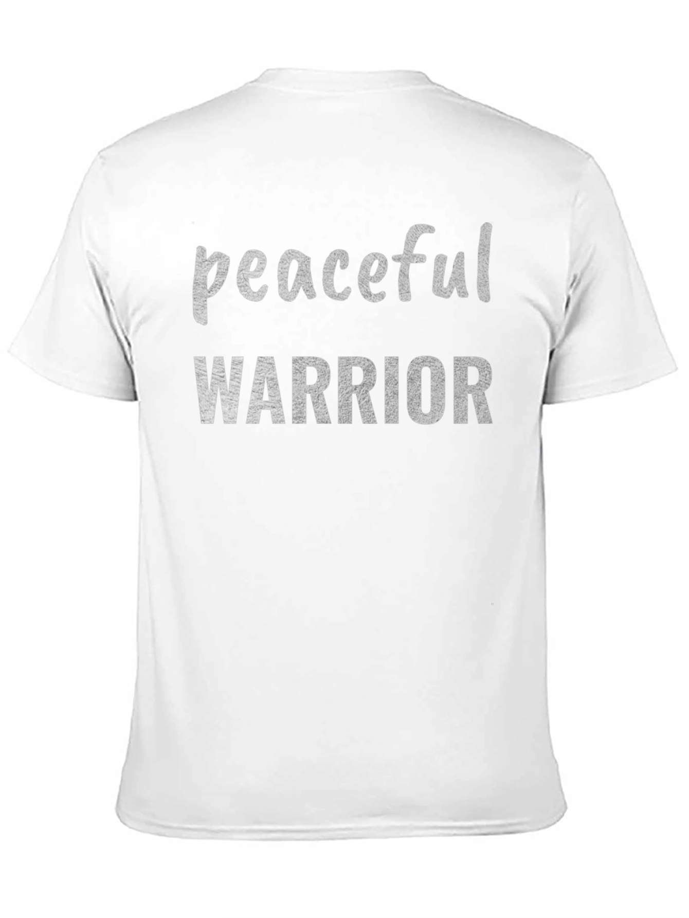 Peaceful Warrior Graphic Tee - Black