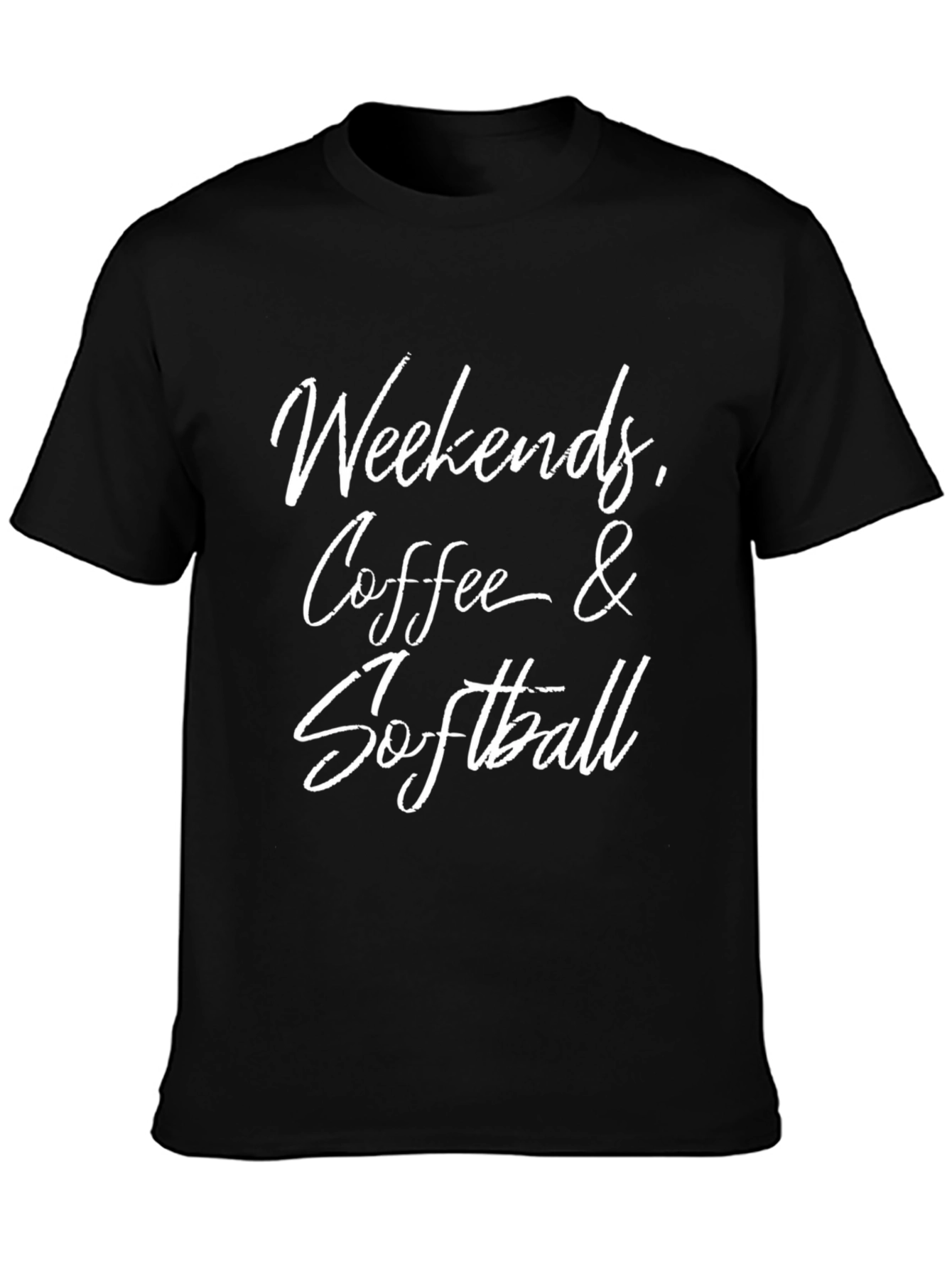 Weekends Coffee & Softball T-Shirt