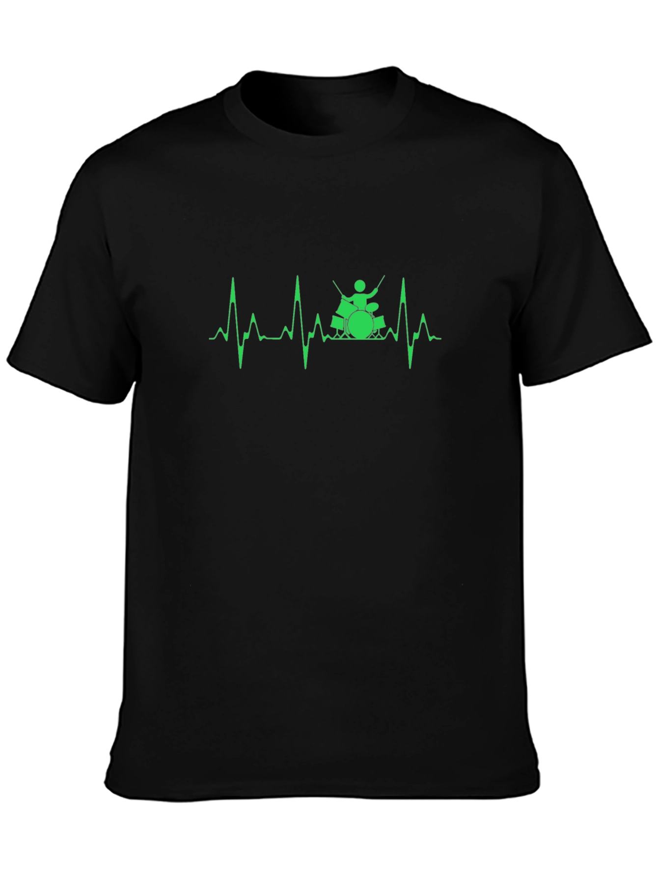 Drummer Heartbeat Graphic Tee