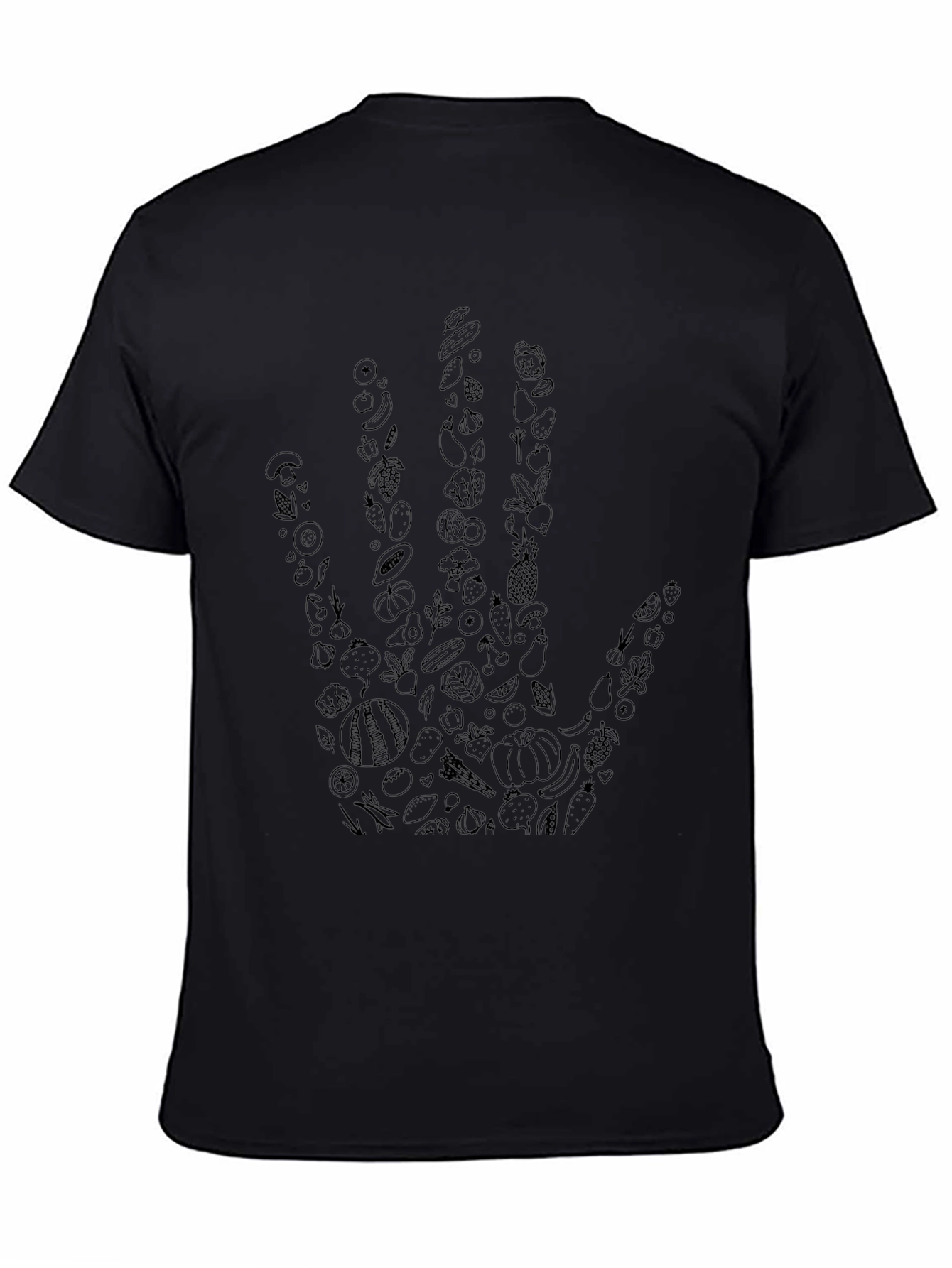Hand Made of Produce Graphic Tee - Black